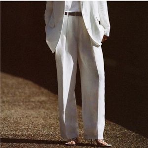 Aritzia Babaton agency linen pants